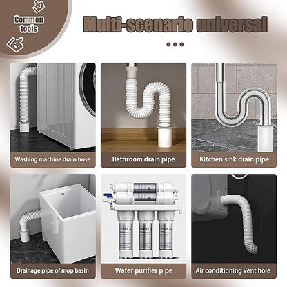 10-Pack Premium Waterproof Wall Repair Sealing Clay Duct Seal Ideal for Wall Hole Repair, Air Conditioning and Drainage Pipes Quick and Easy Solution
