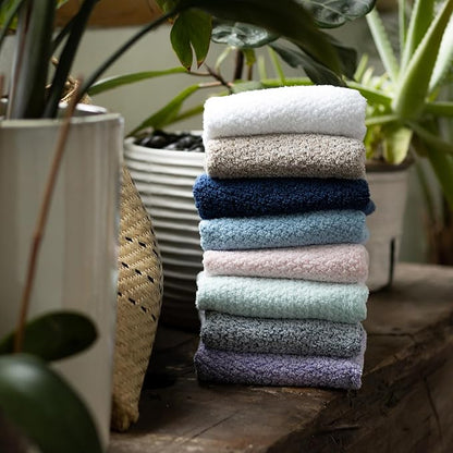 Everplush Diamond Jacquard 6 Pieces Bath Towel Set, Luxury Super Soft Oversized everplush Towels, Highly Absorbent everplush Diamond Jacquard Quick Dry Bath Towel for Bathroom Lagoon
