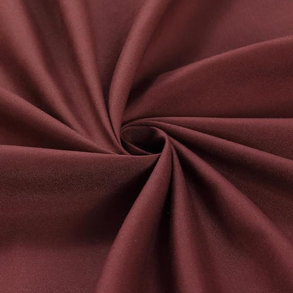 Stall Fabric Shower Curtain, Burgundy Ombre Narrow Cloth Shower Curtains for Bathroom, Modern Bathroom Small Curtains, 54" W x 72" H