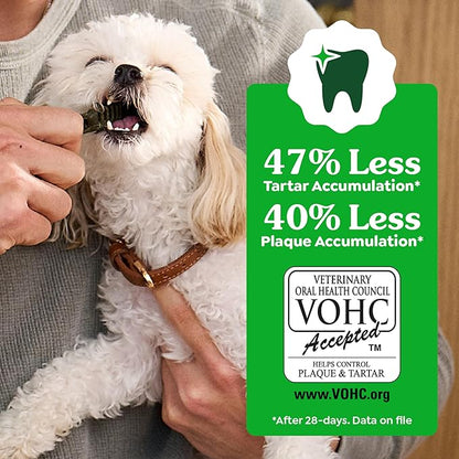 Greenies Veterinarian-Recommended Natural Dental Dog Treats Teenie Size, Original Flavor, 12 oz. Pack, 43 Count