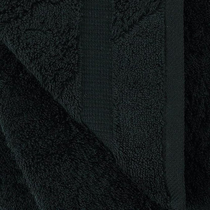 Towel Bazaar Premium Cotton Super Soft and Absorbent Turkish Towels (4-Piece Bath Towels, Black)