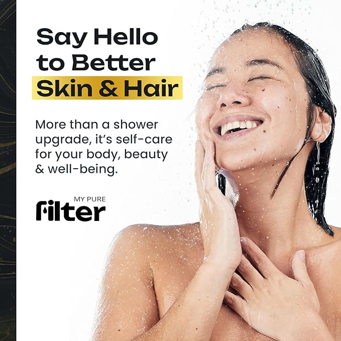 Shower With Internal Filter – Kit with 3 High-Pressure Water Softeners for Hard Water – Includes Replaceable Filters and Easy-Install Kits – Silver – My Purefilter