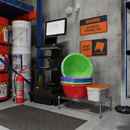18" Deep x 30" Wide x 8" Height 1-Tier Wire Shelving Kit | NSF Commercial Storage Rack Unit