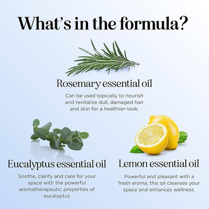 Defend Cleaning Essential Oil Blend - Pure Undiluted Natural Purification Essential Oils for Diffusers for Home Cleansing - Aromatherapy Essential Oil for Soap Making and Natural Household Cleaning