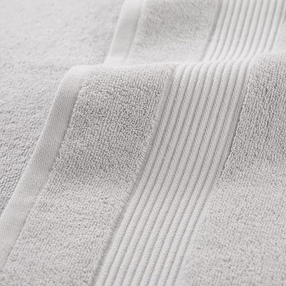 Arkwright Bath Towels Set of 6 - Super Soft 100% Cotton, 600 GSM Quick Dry & Absorbent, Luxury Bathroom Essentials with 2 Shower Towels, 2 Hand Towels and 2 Washcloths, Titanium Grey