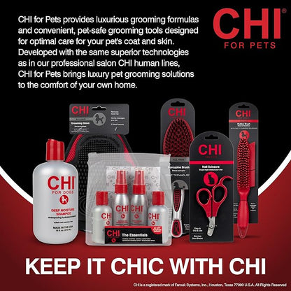 CHI for Dogs Deodorizing No-Rinse Foam - Dry Shampoo and Odor Eliminator for Dogs - Sulfate and Paraben Free - Made in USA - Waterless Pet Grooming Foam, Pump Bottle, 8 Fl Oz
