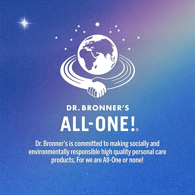 Dr. Bronner's Magic Soap-Pure-Castile Liquid Soap (Lavender, 8 ounce)-Regenerative Organic Certified Oils, 18-in-1 Uses: Body, Hair, Laundry, Pets & Dishes, Concentrated, Vegan, Non-GMO