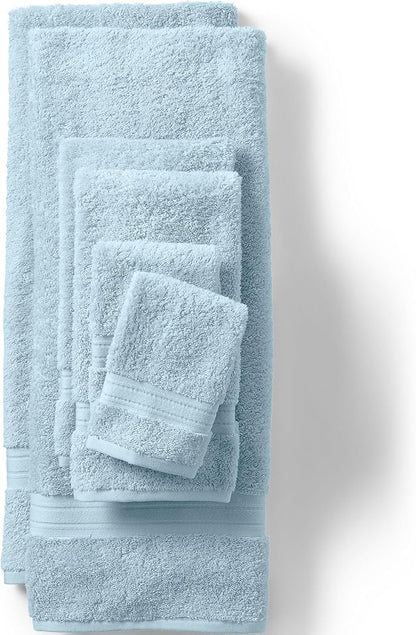 Lands' End Supima Towel Dusty Blue Bath- Bath Towel