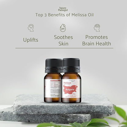 Melissa Essential Oil - Direct from Bulgarian Essential Oils in Bulgaria - Pure Essential Oil for Diffusers and Aromatherapy | 100% Pure Therapeutic Grade (2LBS)