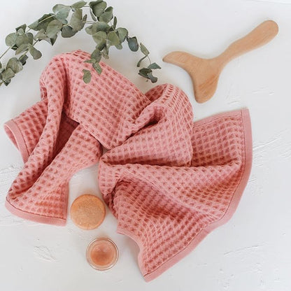 sea me at home Waffle Bath Sheet 100% Turkish Cotton - Large Bath Towel (34x67 Inches) Luxurious Spa Towel for Bath, Beach, or Pool Time
