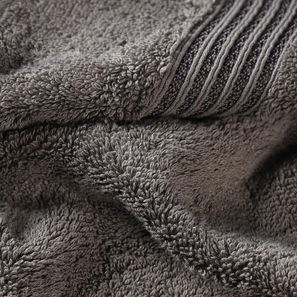 Superior Egyptian Cotton Bath Towel Set, Home Bathroom Towels, Master, Guest Bath, Decor Essentials, Quick Dry, Absorbent, Large Body Towels, Spa, Hotel, Resort, Adult, Kids, Set of 2, Charcoal