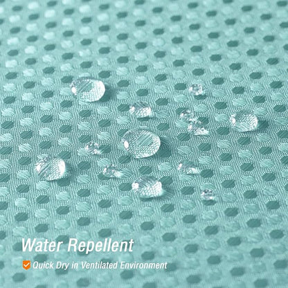 Gibelle Teal Shower Curtain, Waffle Weave Textured Fabric Shower Curtain for Bathroom - Soft Cloth & Hotel Spa Luxury, Water Repellent, Machine Washable, 72X72, Teal