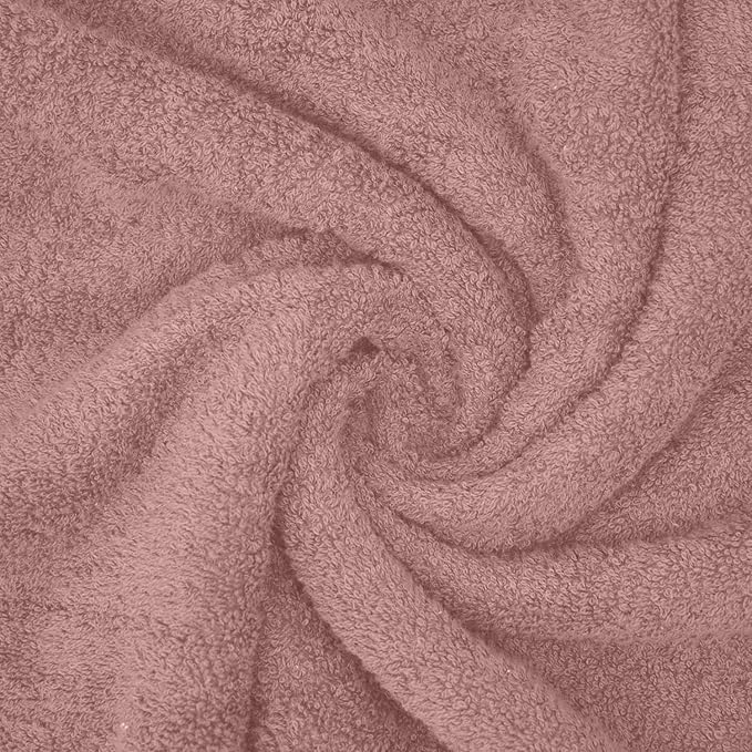 DAN RIVER 2 Pack Luxury Bath Sheets 35x70, 600 GSM, Soft & Quick Dry 100% Ring Spun Cotton Towels Ideal for Hotels, Spas, Gyms & Salons Extra Large, Dusty Pink