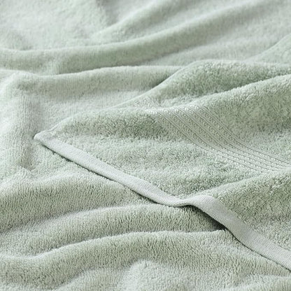 Superior Egyptian Cotton Bath Towel Set, Home Bathroom Towels, Master, Guest Bath, Decor Essentials, Quick Dry, Absorbent, Large Body Towels, Spa, Hotel, Resort, Adult, Kids, Set of 2, Sage