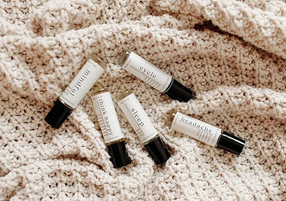 Sleep Essential Oil Roll-On 10ml – Relaxing Aromatherapy with Lavender, Cedarwood & Roman Chamomile for Deep Sleep & Stress Relief – Therapeutic Grade, Natural Oils, Acne-Safe, Vegan & Cruelty-Free