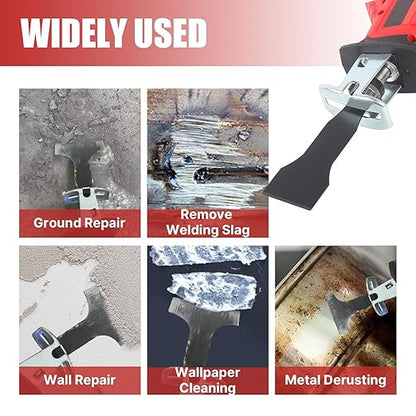 1-3/16''(30mm) HCS Reciprocating Saw Blade, Saber Shovel Length Cleaning Tool for Removing Tile Grout Glue Gaps