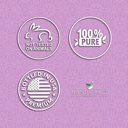 Handcraft Blends Lavender Essential Oil – 1 Fl Oz – 100% Pure and Natural – Premium Grade Essential Oil for Diffuser and Aromatherapy, Skin, Massage, Candle and Soap Making Fragrance