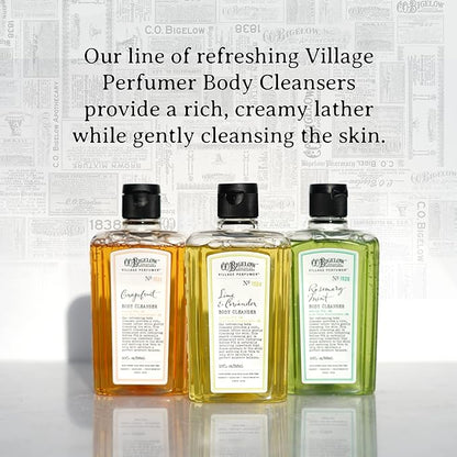 C.O. Bigelow Lime Coriander Body Wash, Village Perfumer Moisturizing Body Wash with Aloe Vera, 10 Fl Oz