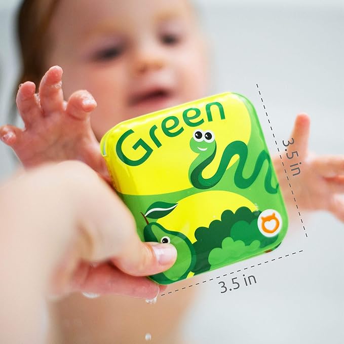 Baby Bath Books Mega Set (Pack of 13 Books) - Educational Waterproof Baby Bathtime Plastic Books for Bath Tub with Animals, Colors, Numbers and ABC Letters - Learning Toy Books for Babies and Toddlers