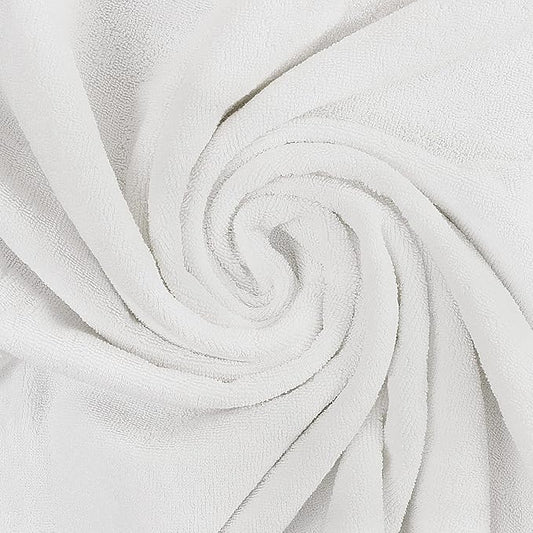 Utopia Towels - Luxurious Jumbo Bath Sheet 8 Piece - 600 GSM (35X70 Inches) 100% Ring Spun Cotton - Highly Absorbent and Quick Dry Extra Large Bath Towel - Super Soft Hotel Quality Towel (White)