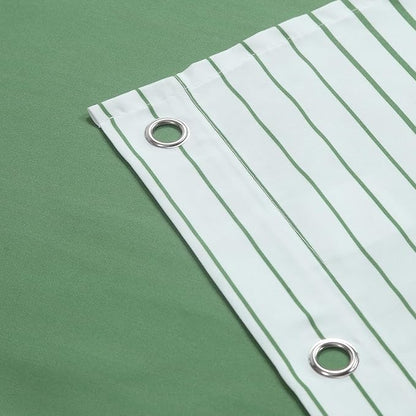 Green Shower Curtain 78 Inches Long, Sage Green and White Gradient Horizontal Stripe Waterproof Polyester Shower Curtains for Bathroom, 72x78 Inches