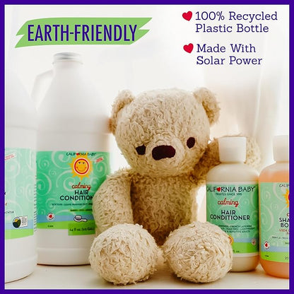 California Baby Calming Hair Conditioner | 100% Plant-Based Kids Conditioner | Rinse-out or Leave in Conditioner | Lavender Scent | 251 mL / 8.5 oz