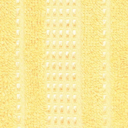 Melissa Linen 2-Piece Turkish Cotton Face & Hand Towels - 20 in x 35 in, Absorbent, Quick Dry, Durable & Soft, Spa & Hotel Quality (Light Yellow)