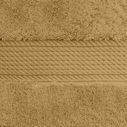Superior Egyptian Cotton Pile Face Towel/Washcloth Set of 6, Ultra Soft Luxury Towels, Thick Plush Essentials, Absorbent Heavyweight, Guest Bath, Hotel, Spa, Home Bathroom, Shower Basics, Toast