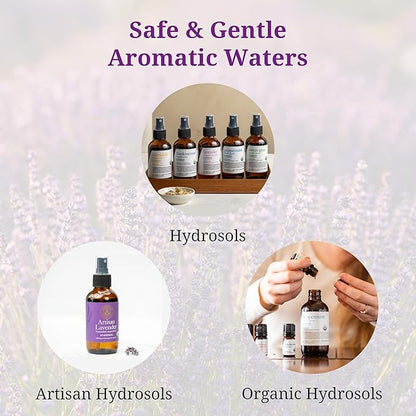Aromatics International Peppermint Hydrosol 100ml | Cooling Aromatic Spray for Home