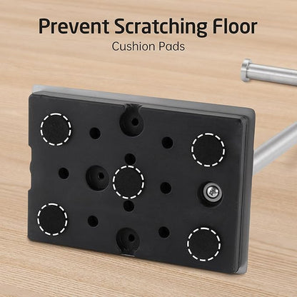 KES Freestanding Toilet Paper Holder Stand Bathroom Toilet Paper Storage Stainless Steel Brushed Steel, BPH286S1A-2