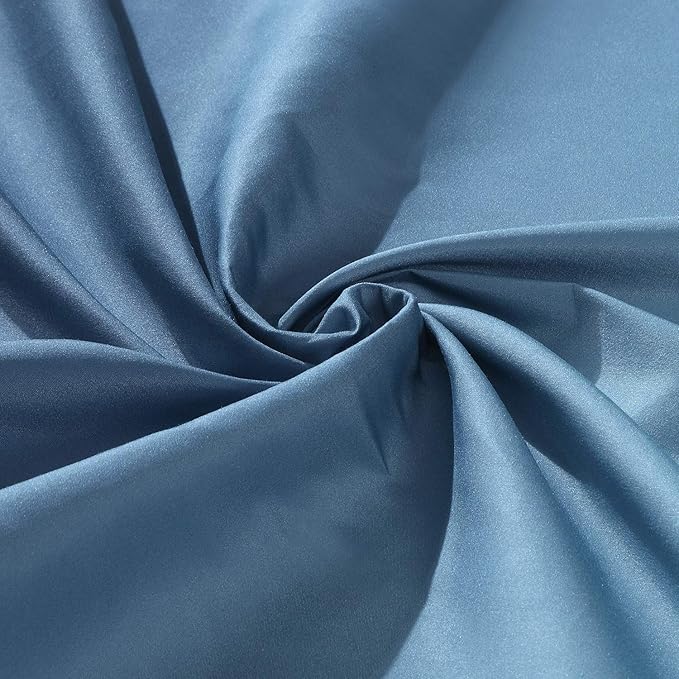 Fabric Shower Curtain, Blue Shower Curtain, Plolyester Ombre Shower Curtains for Bathroom, Modern Decorative Bathroom Curtains, 72" W x 72" H