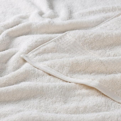 Superior Egyptian Cotton 2-Piece Bath Sheet Towel Set, Oversized Body Towels For Adults And Kids, Large Towel For Bath, Shower, Guest Bathroom, Spa, Gym, Resort, Essentials, Airbnb, Ivory