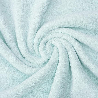American Soft Linen Salem 100% Cotton Turkish 4 Piece Bath Towels for Bathroom, 600 GSM Soft Absorbent Quick Dry Bath Towel Set, Mint
