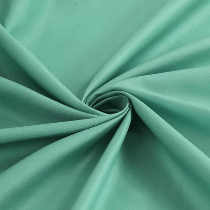 90 Inch Fabric Shower Curtain, Extra Long Green Ombre Cloth Shower Curtains for Bathroom, 72" W x 90" H