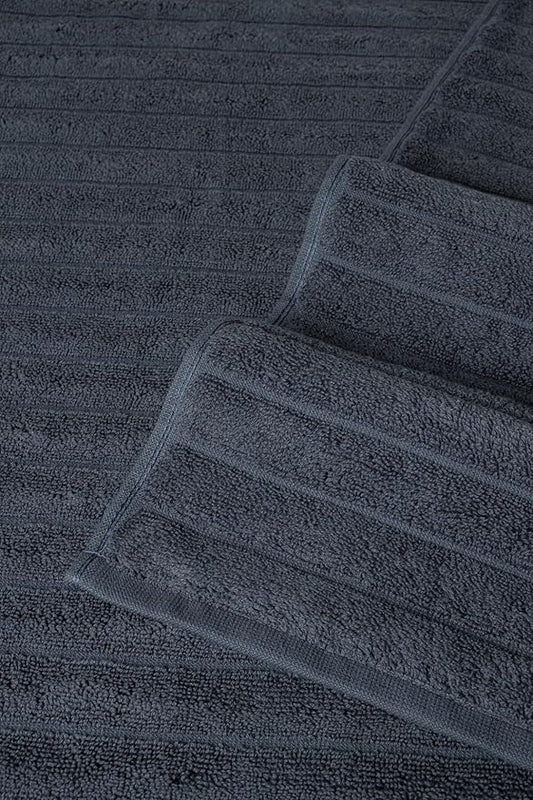 Classic Turkish Towels CTT - Premium 2 Piece Jumbo Bath Sheets, 100% Turkish Cotton, Absorbent & Ultra Comfy Bath Towel Sheets for Hotels & Spa | 40"x65" (Dark Blue)