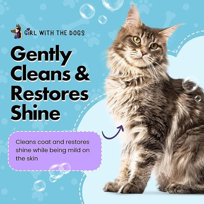Pure Fur! by Girl With The Dogs - Made in USA - Sensitive Skin Pet Shampoo, 1 Gallon
