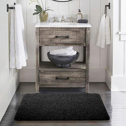 Asvin Soft Textured Bath, Shower, Tub Mat, 24x32 Inch, Phthalate Free, Non Slip Comfort Bathtub Mats with Drain, PVC Loofah Bathroom Mats for Wet Areas, Quick Drying