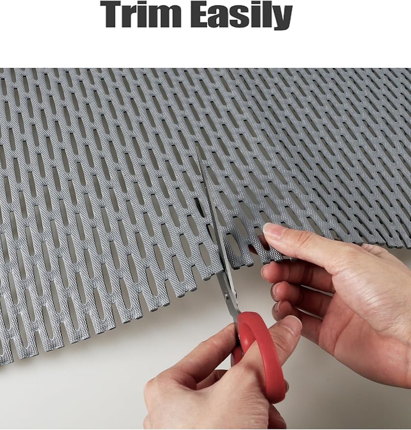 Large Anti Slip Shower Mat - Yonala 39.4" x 31.5" Non Slip Shower Mat for Inside Shower, Trimmable PVC Shower Floor Mat for Shower Stall, Bathroom, Tub, Quick Drying Matt