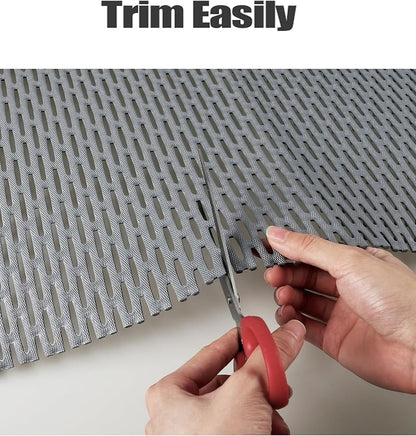 Extra Large Non Slip Shower Mat - Yonala 47.2" x 31.5" Anti Slip Shower Mat for Inside Shower, Trimmable PVC Shower Floor Mat for Shower Stall, Bathroom, Tub, Quick Drying Matt