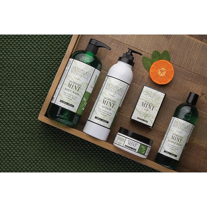Archipelago Botanicals Morning Mint Body Wash, Moisturizing Body Wash for Dry and Sensitive Skin, Invigorating Shower Gel, Free from Parabens, Phthalates and GMOs (33 oz)