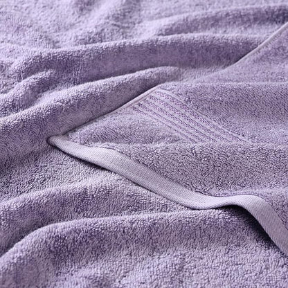 Superior Egyptian Cotton Bath Towel Set, Home Bathroom Towels, Master, Guest Bath, Decor Essentials, Quick Dry, Absorbent, Large Body Towels, Spa, Hotel, Resort, Adult, Kids, Set of 2, Royal Purple