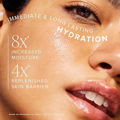Farmacy Ceramide Face Moisturizer - Honey Halo Hydrating Facial Moisturizer for Dry Skin - Plumps, Soothes + Restores Skin with Potent Ceramides + Buckwheat Honey for a Dewy, Healthy Glow (100ml)