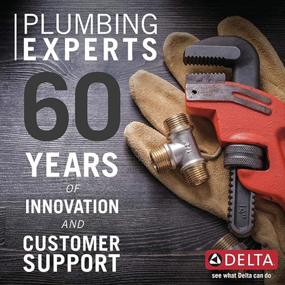 Delta Faucet Ashlyn 14 Series Single-Handle Tub and Shower Trim Kit, Shower Faucet with Single-Spray Touch-Clean Shower Head, Stainless T14464-SS (Valve Not Included)