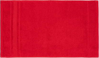 Melissa Linen, Bath Sheet, 100% Turkish Cotton Towel for Bathroom, Absorbent, Quick Dry, Durable and Soft Shower Towel, 35 in x 60 in Large, Spa and Hotel Quality, Red