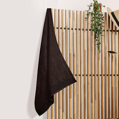 Belizzi Home Cotton 2 Pack Oversized Bath Sheet 35 x 70, Large Bath Sheet, Ultra Absorbent, Compact, Eco-Friendly and 100% Recyclable, Quick Drying and Lightweight Towel - Chocolate Brown