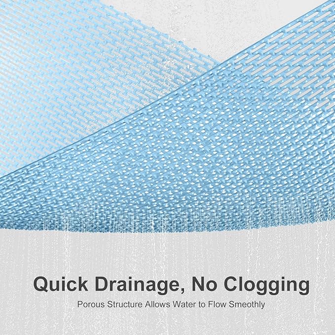 Square Shower Mat: 32"x32" Extra Large Non Slip Shower Mats for Inside Shower, Trimmable PVC Anti Slip Shower Stall Mats, Quick Dry Stand Up Shower Mat for Elderly, Kids