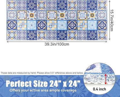 Bathtub Mat Shower Mat Non-Slip 16x 39 Inch, Soft Comfort Bath Mat with Drainage Holes, PVC Loofah Massage Bathmat for Shower, Tub, Bathroom, Wet Areas, Quick Drying