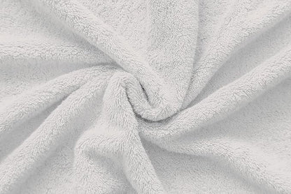 American Veteran Towel, Hand Towels for Bathroom Set of 4, 100% Cotton Turkish Hand Towel Sets, Soft Hand Face Towels, Silver Grey Hand Towels