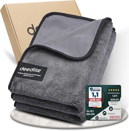 Shiny Bath Wipes Shower Cleaning Cloths, Premium Car Drying Towel | Ultra Absorbent Twisted-Loop Design| Microfiber Towel for Car, Shower Cabin, Household