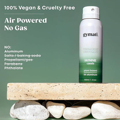 Gymati Fitness Body Deodorant Spray Aluminum Free For Men